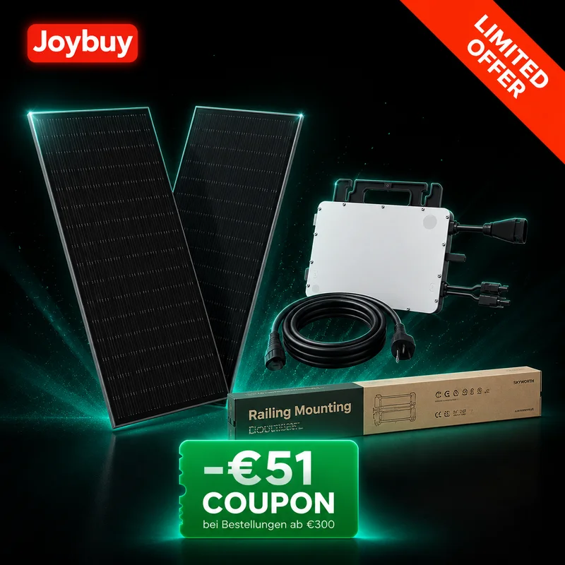 SKYWORTH 900W Balkonkraftwerk Komplett-Set